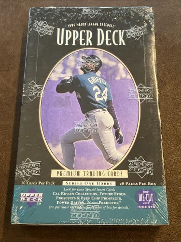 Upper Deck Series 1 Baseball Cards 1996 Factory Sealed Hobby Box 28 Packs