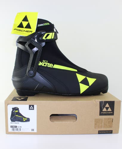New Fischer RC3 Skate Nordic Cross Country Ski Boots (New) EU 46 / Men 13 US