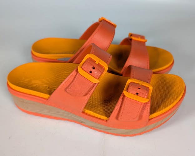 Dansko KANDI Sandals Orange Slide Wedge Slip-On Womens Size 41 / 10.5-11