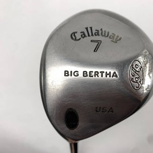 Callaway S2H2 7 Fairway Wood 21* Memphis 10 Regular Steel Mens LH
