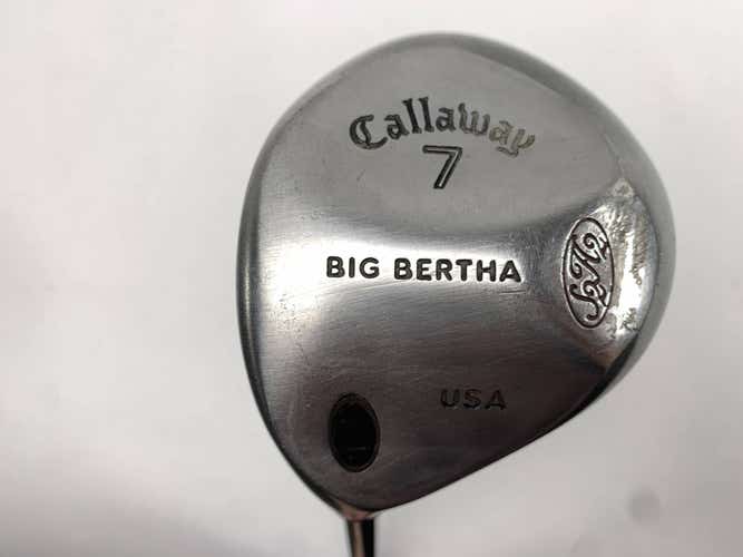 Callaway S2H2 7 Fairway Wood 21* Memphis 10 Regular Steel Mens LH