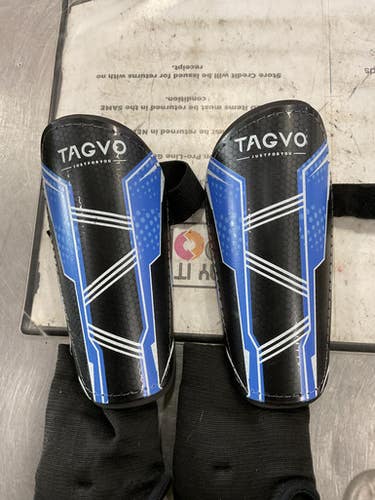 Used Soccer Shin Guards Junior Royal Blue MD 11614-S000224308