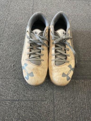 Used Under Armour MLB BB/SB Cleats White Junior 06 11614-S000224226