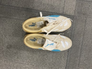 Used Puma Soccer Cleats White Senior 7.5 11614-S000223912