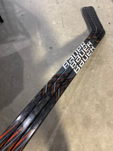 3 Pack Custom P88 95 Flex Senior Bauer Vapor Flylite Left Hand Hockey Stick Pro Stock NCAA.