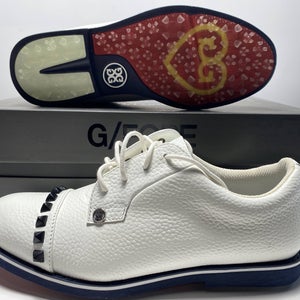 G/FORE Stud Cap Toe Golf Shoes White Women's SZ 7.5 (G4LC19EF05)