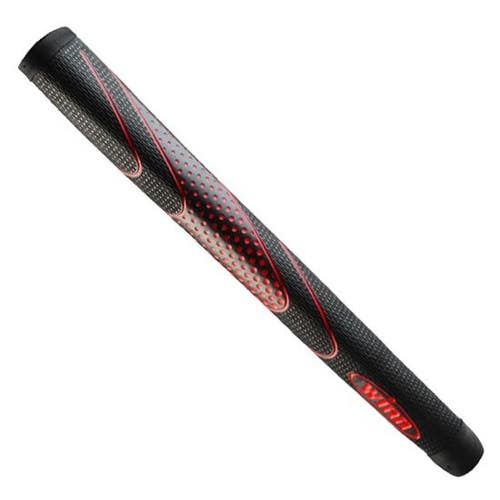 Winn Excel Medallist Black/Red Standard Pistol Putter Grip M8-BRD