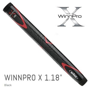 Winn Pro X 1.18" Black Putter Grip Slightly larger than a Winn Midsize