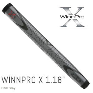 Winn Pro X 1.18" Dark Gray Putter Grip Slightly larger than a Winn Midsize