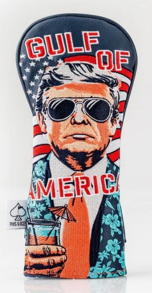 Pins & Aces Trump Gulf of America Hybrid Headcover (Multi) Golf 2025 NEW