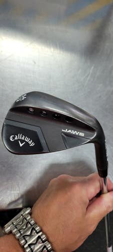 Used Callaway JAWS FULL TOE BLACK 54 12 Golf Wedge Mens RH 54 Degree 11497-S000153424