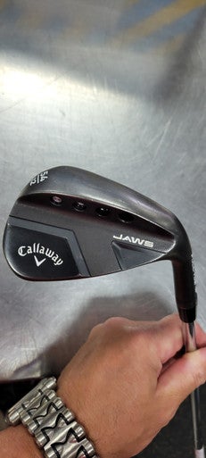 Used Callaway JAWS FULL TOE BLACK 54 12 Golf Wedge Mens RH 54 Degree 11497-S000153424