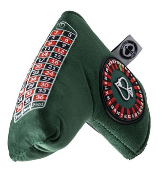 Pins & Aces Roulette Blade Putter Headcover (Green) Golf 2025 NEW