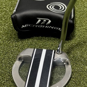 Odyssey Microhinge Marxman Fang Mallet Putter LEFT Hand 34" w/ Cover LH NEW