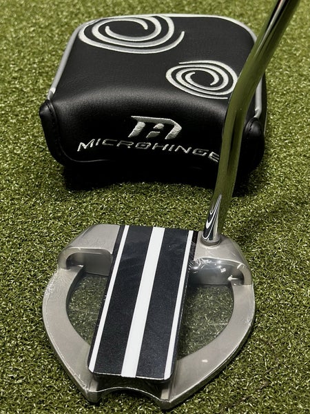 Odyssey Microhinge Marxman Fang Mallet Putter LEFT Hand 34" w/ Cover LH NEW