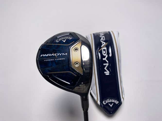 Callaway Paradym 5 Fairway Wood 18* Fujikura Motore X F3 7-S Stiff RH HC