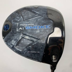 Callaway Paradym Ai Smoke Max D Driver 12* HZRDUS 5.5 Gen 4 Dual 50g Regular RH