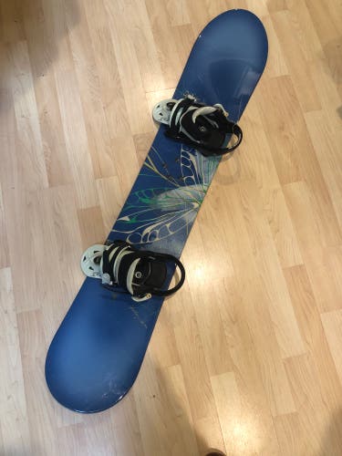 150cm Burton Feather Snowboard With Bindings (Used)