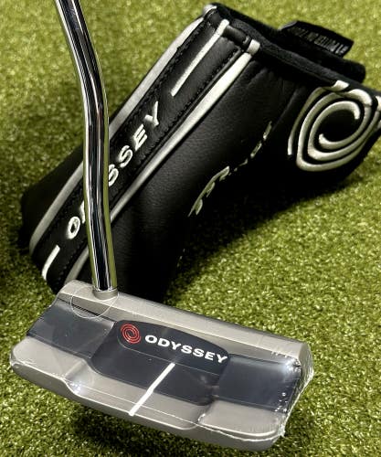 Odyssey Microhinge Double Wide DW Double Bend Blade Putter 34" w/ Headcover NEW
