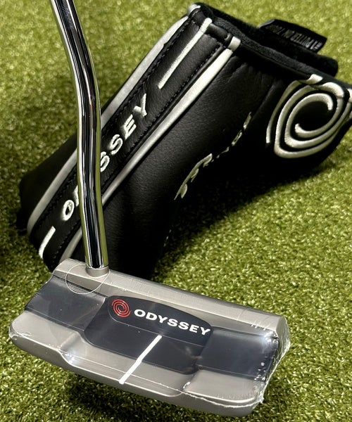 Odyssey Microhinge Double Wide DW Double Bend Blade Putter 34" w/ Headcover NEW