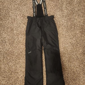 Black Kamik Youth Size 12 Ski Bibs (Used)