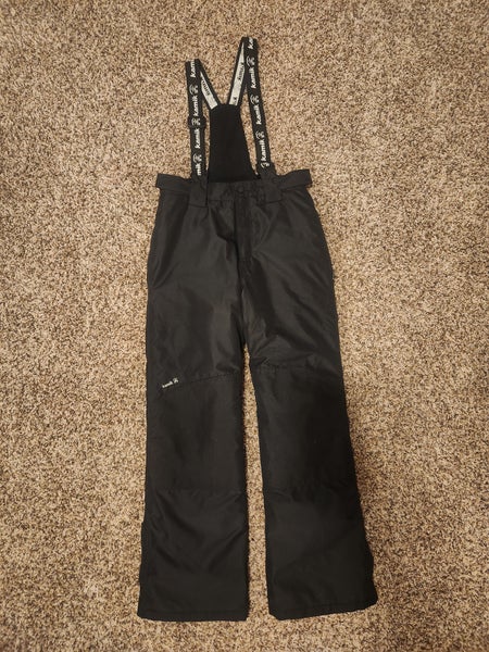 Black Kamik Youth Size 12 Ski Bibs (Used)