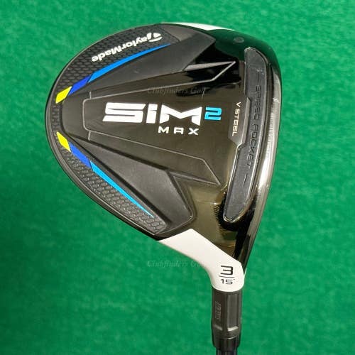 TaylorMade SIM 2 MAX Fairway 15 3 Wood Fujikura Ventus Blue FW 6-S Stiff