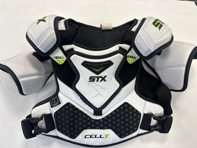 Medium Youth STX Cell V Shoulder Pads (Used)