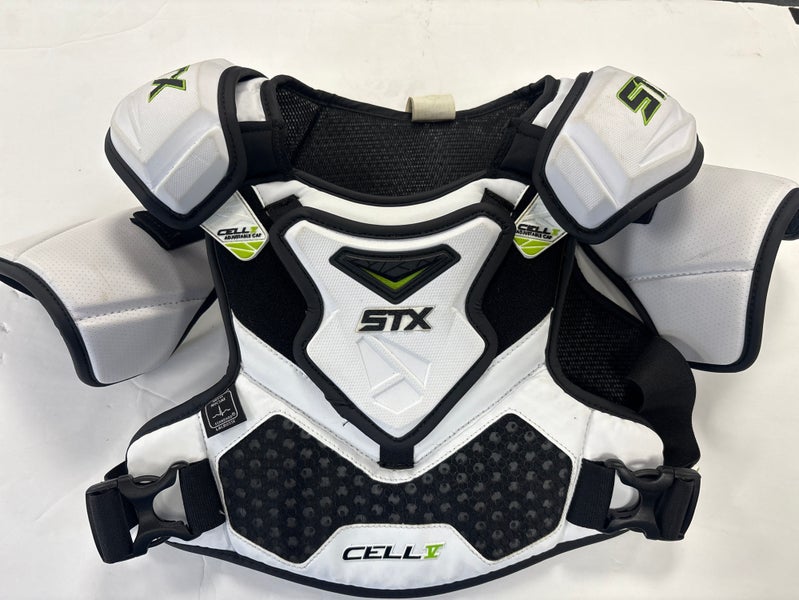 Medium Youth STX Cell V Shoulder Pads (Used)
