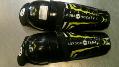Used PURE HOCKEY SG Junior Shin Guards Black 12" 11868-S000066357