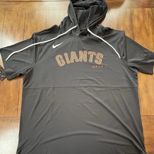 San Francisco Giants— Dri Fit Short Sleeved Hoodie — Size XXL
