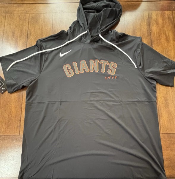 San Francisco Giants— Dri Fit Short Sleeved Hoodie — Size XXL