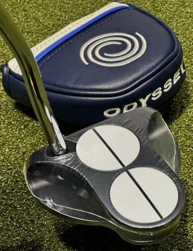 Odyssey Ai One Two Ball Double Bend Putter 33" Inch w/ Headcover NEW #92491