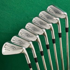 Callaway X Forged '25 4-PW Iron Set Dynamic Gold Tour Issue X100 Extra Stiff