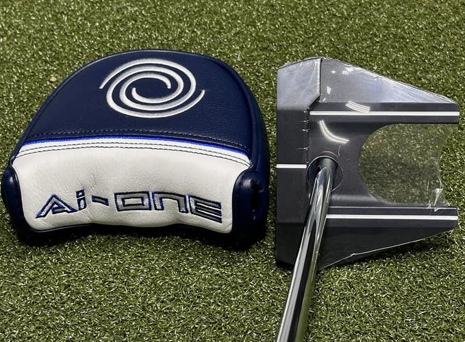 Odyssey Ai One Square 2 Square Seven #7 Center Shaft Putter 33" w/ Cover NEW!