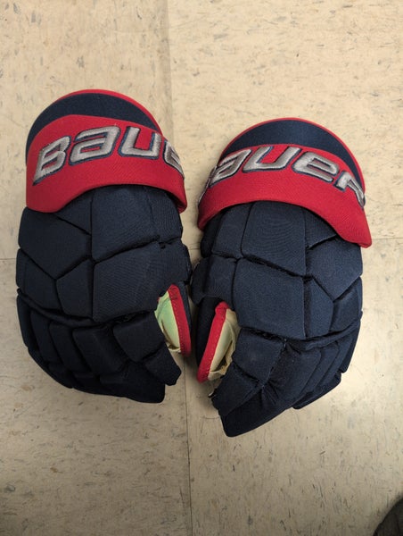 Bauer Supreme Mach Blue Jackets Gloves 14"