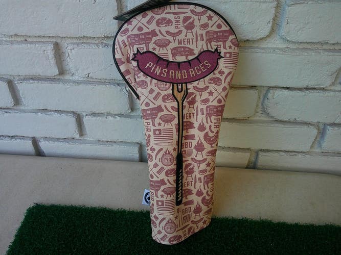 PINS & ACES Driver Head Cover, BBQ
