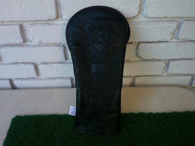 PINS & ACES Driver Head Cover, King of Spades