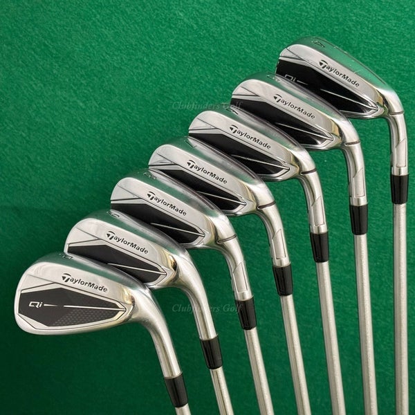 TaylorMade Qi 4-PW Iron Set KBS Tour C-Taper Lite 110 Steel Stiff