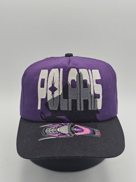 Vintage Polaris Snowmobile 1990s K Products Winter Racing Promo Hat Snapback