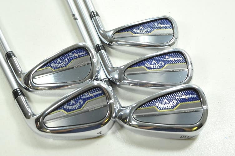 Callaway Paradym X 7-PW,AW Iron Set Senior Flex RH Ascent 50g Graphite # 205343