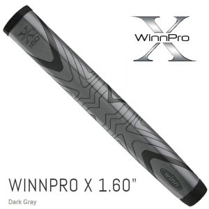 Winn Pro X 1.60" Dark Gray Putter Grip The extreme oversized design