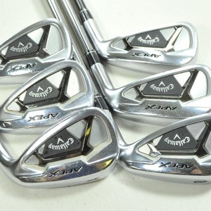 Callaway Apex 21 6-PW,AW Iron Set Regular Flex Right Catalyst 5.5 Steel # 205349