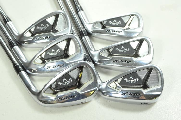 Callaway Apex 21 6-PW,AW Iron Set Regular Flex Right Catalyst 5.5 Steel # 205349