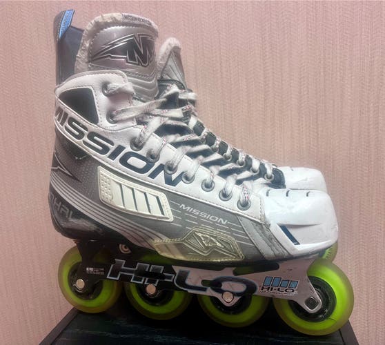 Mission Inhaler AC4 Inline Skates Regular Width Size 10 (Used)