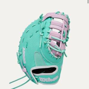 New A2000 FP 12.5IN SEAFOAM/PNK 1ST BASE MITT 2025 WINTER 11834-WILWBW103949125