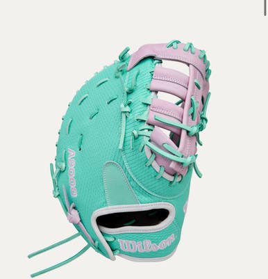 New A2000 FP 12.5IN SEAFOAM/PNK 1ST BASE MITT 2025 WINTER 11834-WILWBW103949125