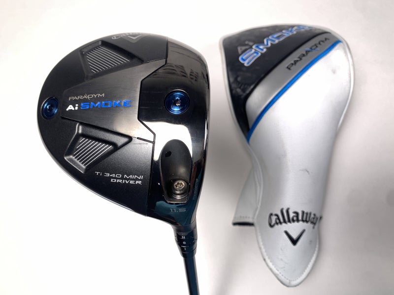 Callaway Paradym Ai Smoke Ti 340 Mini Driver 11.5* Denali Blue 5.5 Regular RH HC