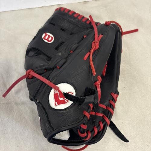 Size 13 Inch Wilson A700 Boston Red Sox Leather Baseball Glove