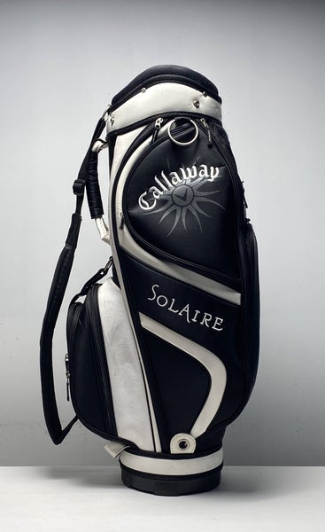 Callaway Solaire Cart Bag Black 9-Way Divide Single Strap Golf Bag